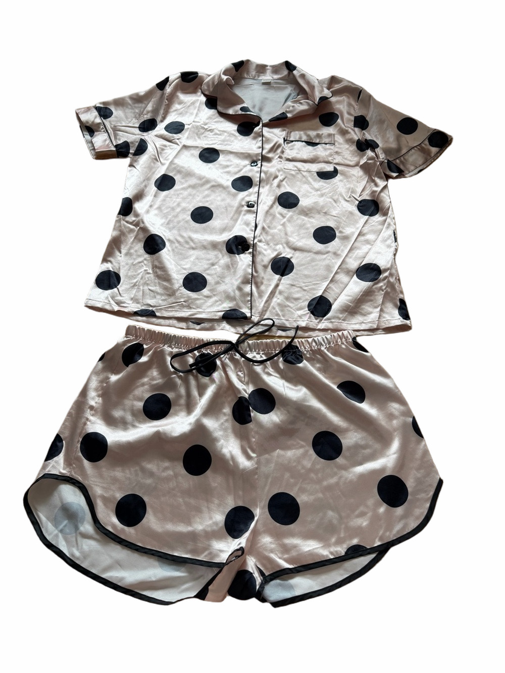 Cheibear Women’s Polka Dot Pajama Set